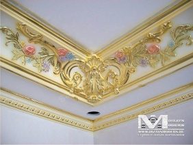 Ремонт плинтус потолочный